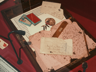 Emily Brontë’s writing desk and its contents