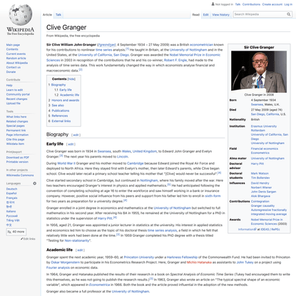 Clive Granger - Wikipedia