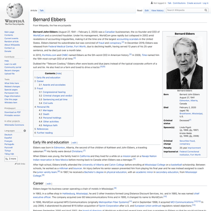 Bernard Ebbers - Wikipedia