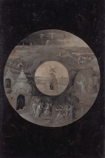 Hieronymus Bosch - Scenes from the Passion of Christ, Reverse of Painting “Saint John the Evangelist”. 1489