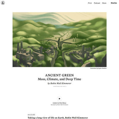 Ancient Green – Robin Wall Kimmerer