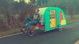 Bike RV - Electric Bicycle Caravan - Trike Shelter - Bike Camper- Tricycle Camper, Eugene, Oregon