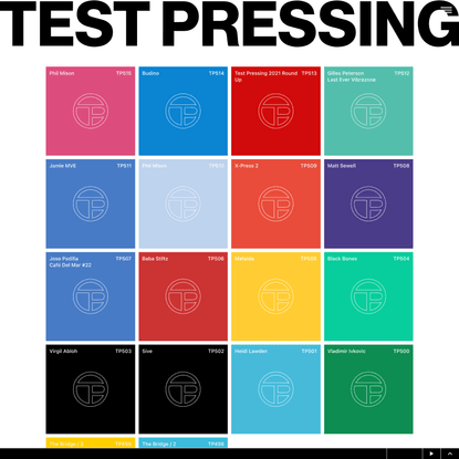Test Pressing