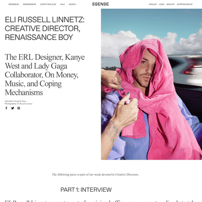 Eli Russell Linnetz: Creative Director, Renaissance Boy