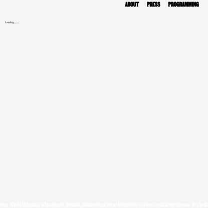 Exhibitions | UNBOUND