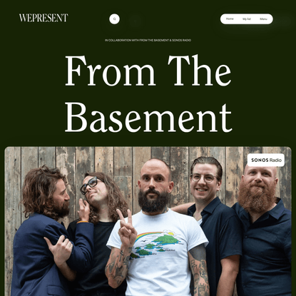 WePresent | WeTransfer and From The Basement’s performance by IDLES
