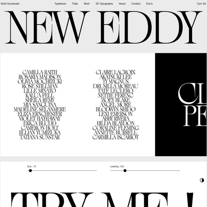 New Eddy — Eliott Grunewald