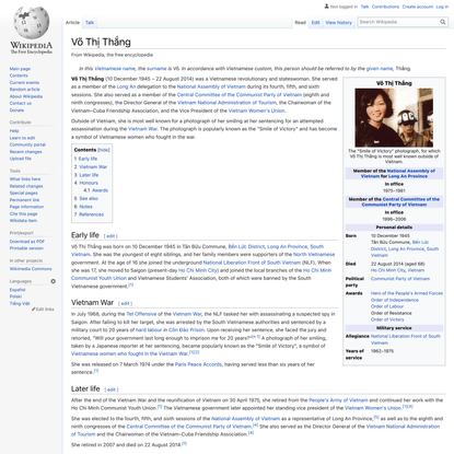 Võ Thị Thắng - Wikipedia