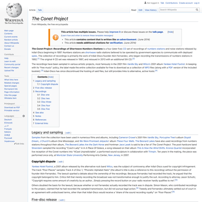 The Conet Project - Wikipedia