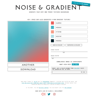 Noise &amp; Gradient