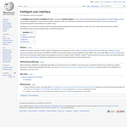 Intelligent user interface - Wikipedia