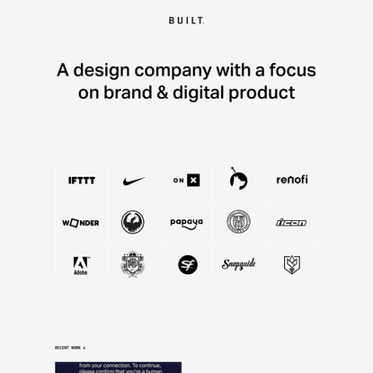 BUILT - Digital Experience and Branding Agency