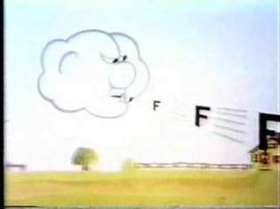 Classic Sesame Street animation - the F-cloud