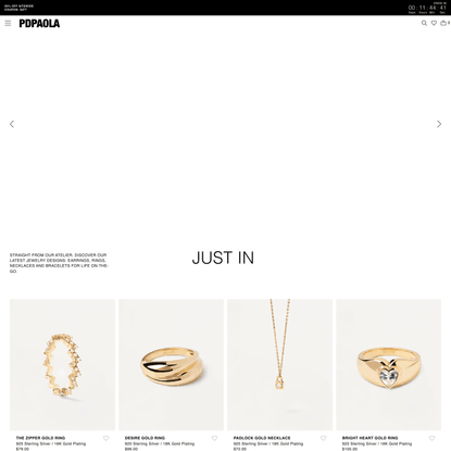 PDPAOLA I Real jewelry for real women I Official Site