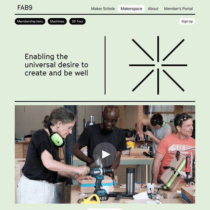 FAB9 | Sign up for a Membership at FAB9 Makerspace Melbourne