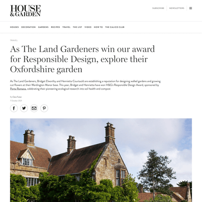 As The Land Gardeners win our award for Responsible Design, explore their Oxfordshire garden