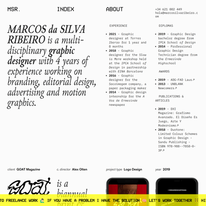 Marcos da Silva Ribeiro | Graphic Design Services