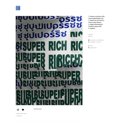 Content Aware Typography