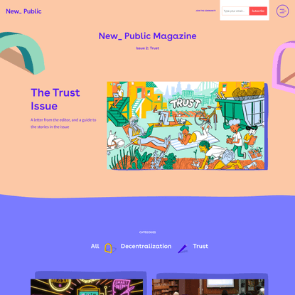 New_ Public Magazine | Trust