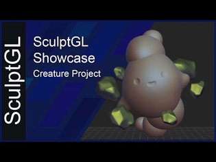 SculptGL Tutorial #5 - Creature Project