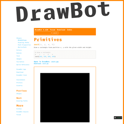 Primitives — DrawBot 3.128