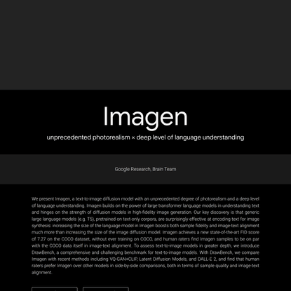 Imagen: Text-to-Image Diffusion Models