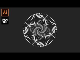 How to Create Dotted Spiral Vortex | Adobe Illustrator Tutorial