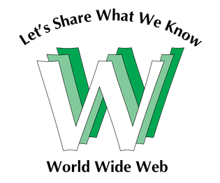 WWW logo by Robert Cailliau, 1990
