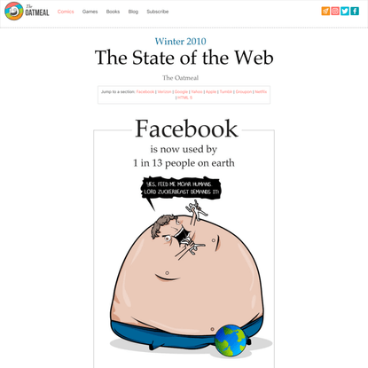 The State of the Web - Winter 2010 - The Oatmeal
