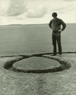 Nine Nevada Depressions: Isolated Mass, Circumflex 1, with Artist- Michael Heizer, 1968.