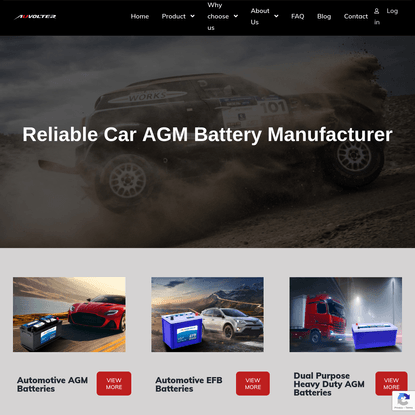 AGM Battery Manufacturer | Car, Truck & Marine SLI Batteries - Auvolter