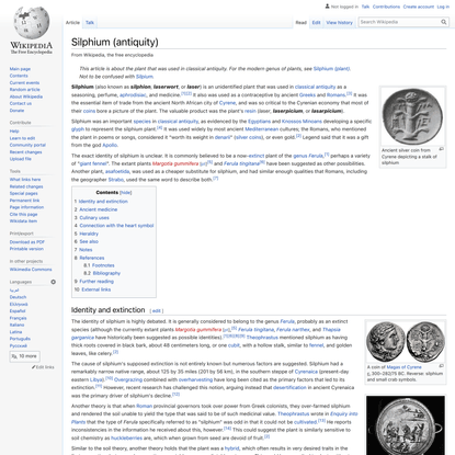 Silphium (antiquity) - Wikipedia
