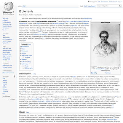 Erotomania - Wikipedia