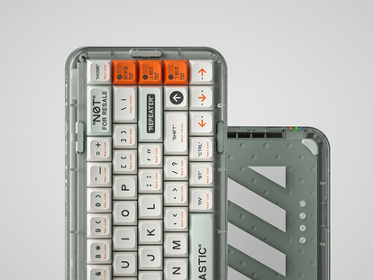 MelGeek Mojo68 Plastic see through, Custom &amp; Programmable Mechanical Keyboard