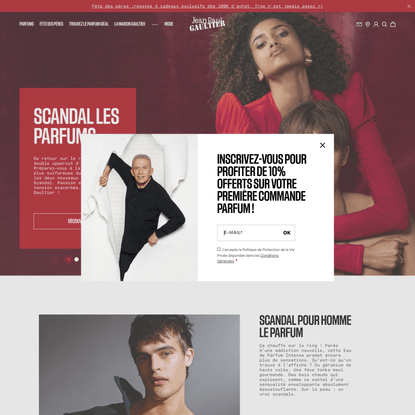 Parfums pour Homme &amp; Femme Jean Paul Gaultier Site Officiel