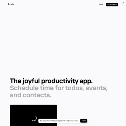 Amie - Joyful productivity