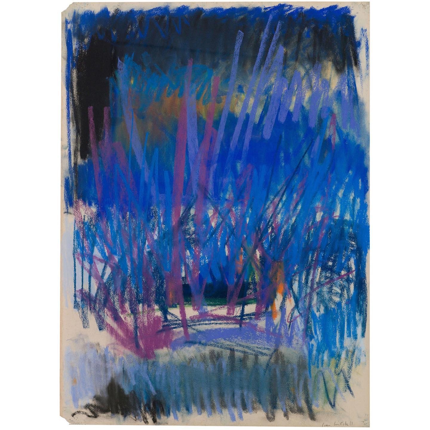Joan Mitchell; Untitled, 1979, pastel on paper