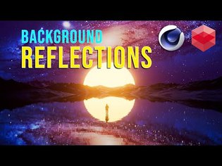 Create Perfect Reflections of your Background Images in Redshift C4D S26