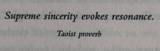 Taoist proverb