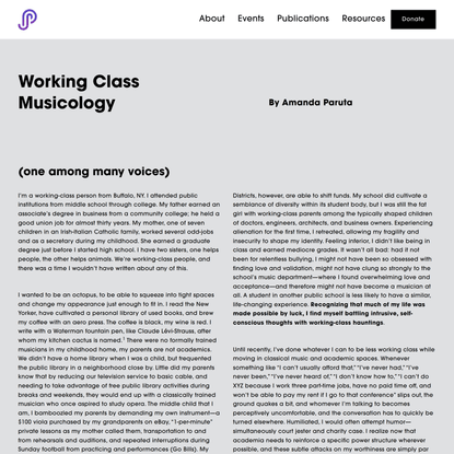Working Class Musicology — Project Spectrum