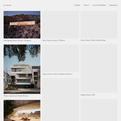 Joe Fletcher | Projects