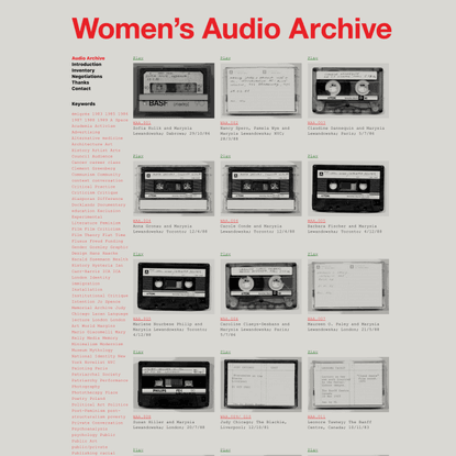 Women’s Audio Archive
