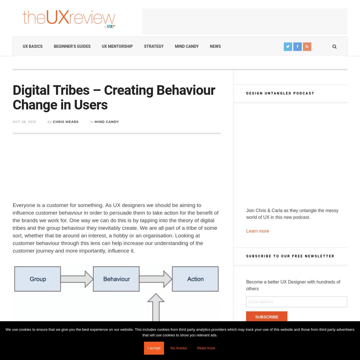 Digital Tribes - Creating Behaviour Change in Users | Are.na