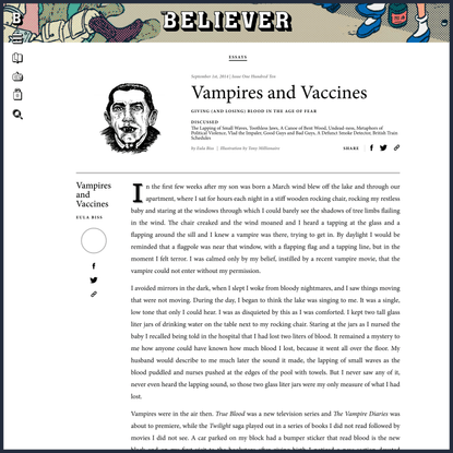 Vampires and Vaccines - Believer Magazine