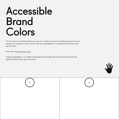 Accessible Brand Colors