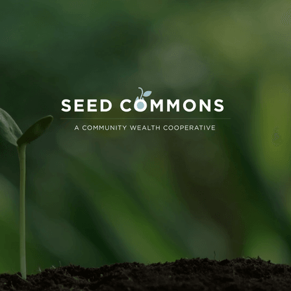Homepage - SEED COMMONS