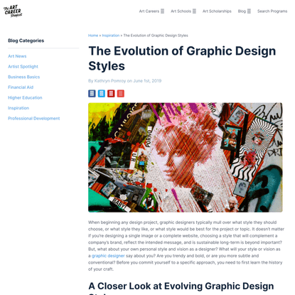 The Evolution of Graphic Design Styles | The Art Career Project
