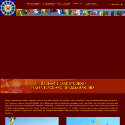 PRAYER FLAGS AND DHARMA BANNERS