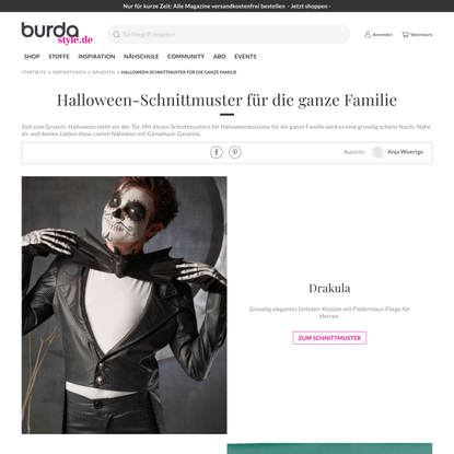 Halloweenkostüme für die ganze Familie