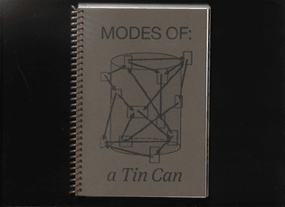 MODES OF: a Tin Can, cover